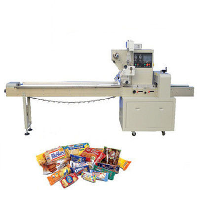 ประเทศจีน 220V 2.4kw Candy หมอนแพ็คเครื่อง, หมอนเครื่องนอนแนวนอน Wrapping Machine ผู้ผลิต